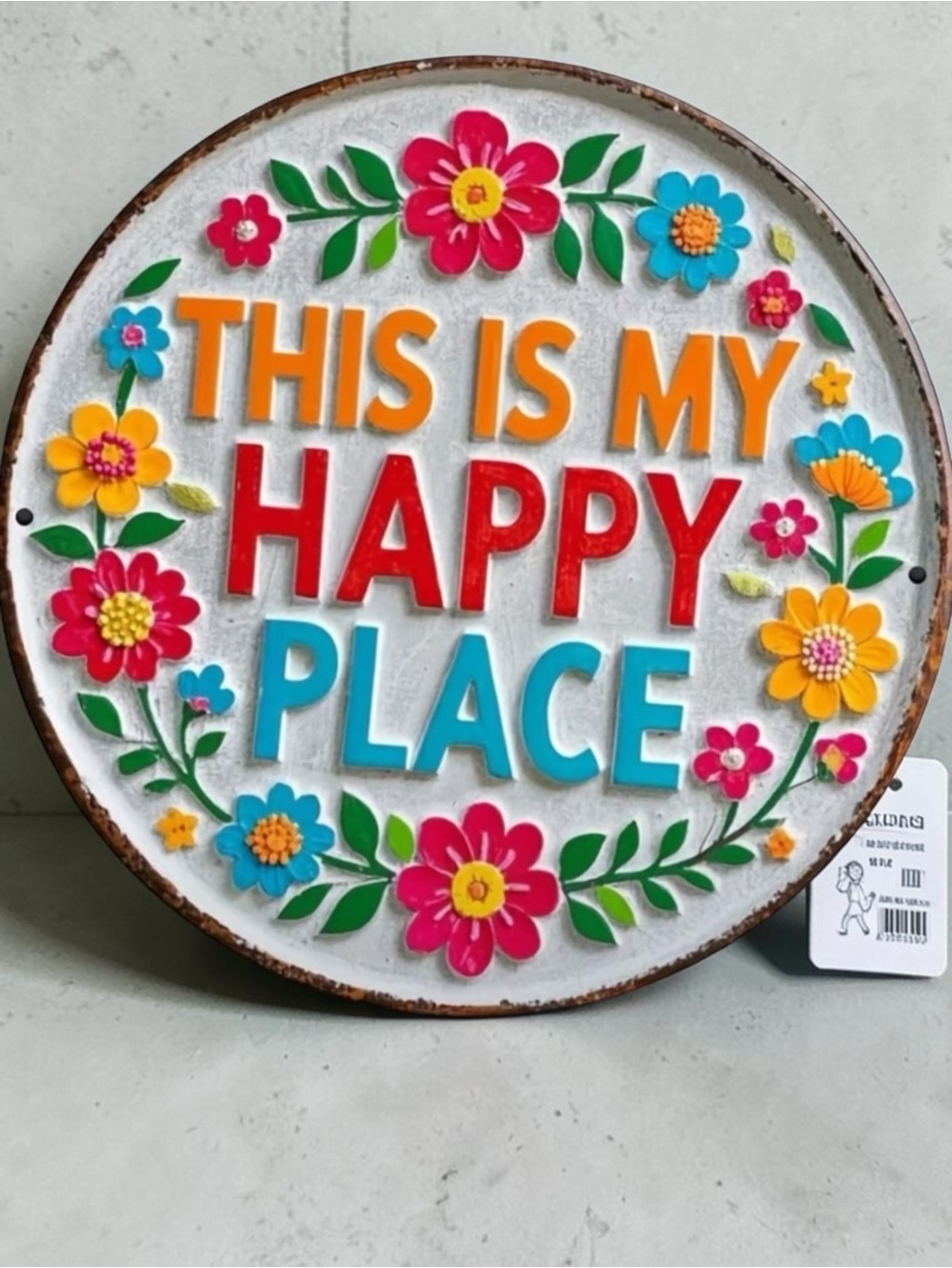 Happy Place Wall Sign